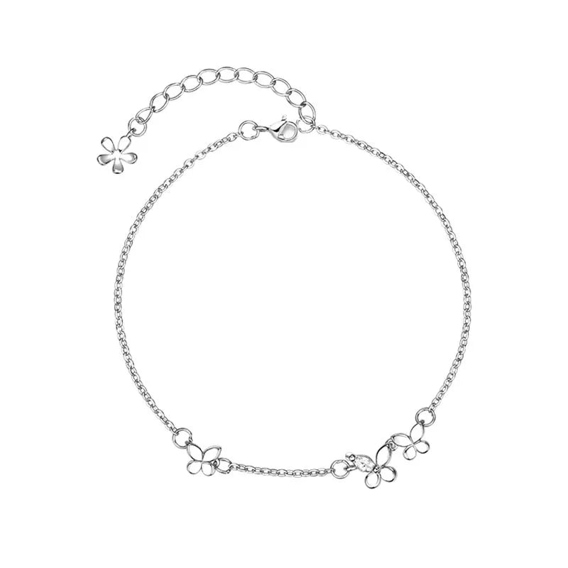 Pulseira de Prata 925 VENTFILLE - Borboleta com Diamantes
