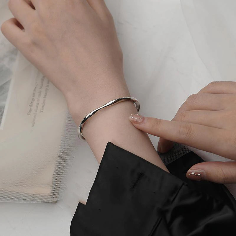 Pulseira Grossa Prata 925