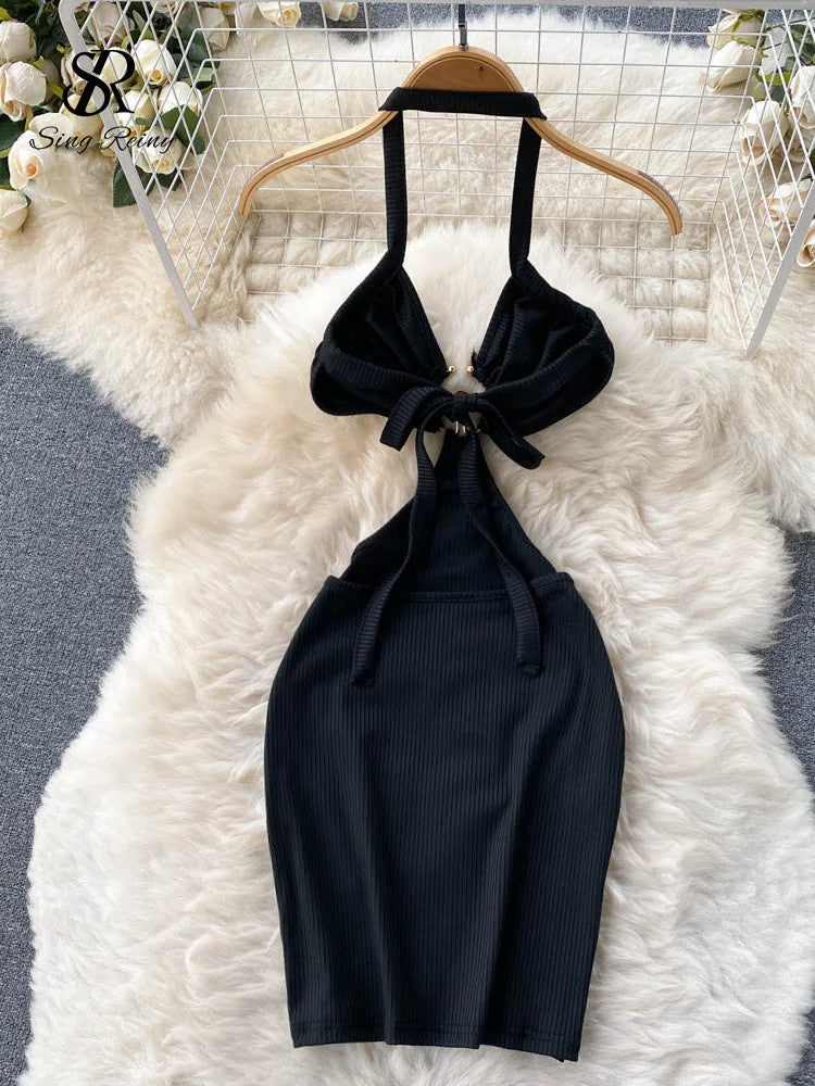 Vestido Curto decotado