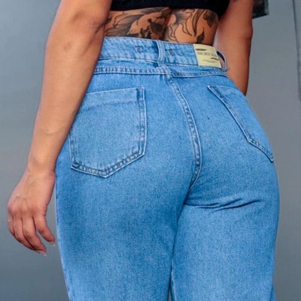 Calça Jeans Wide Leg