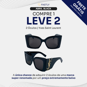 OUTUBRO BLACK - 2 Óculos Yves Saint Laurent - COMPRE 1 LEVE 2