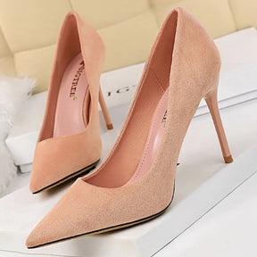 Saltos BIGTREE - Scarpin de Camurça