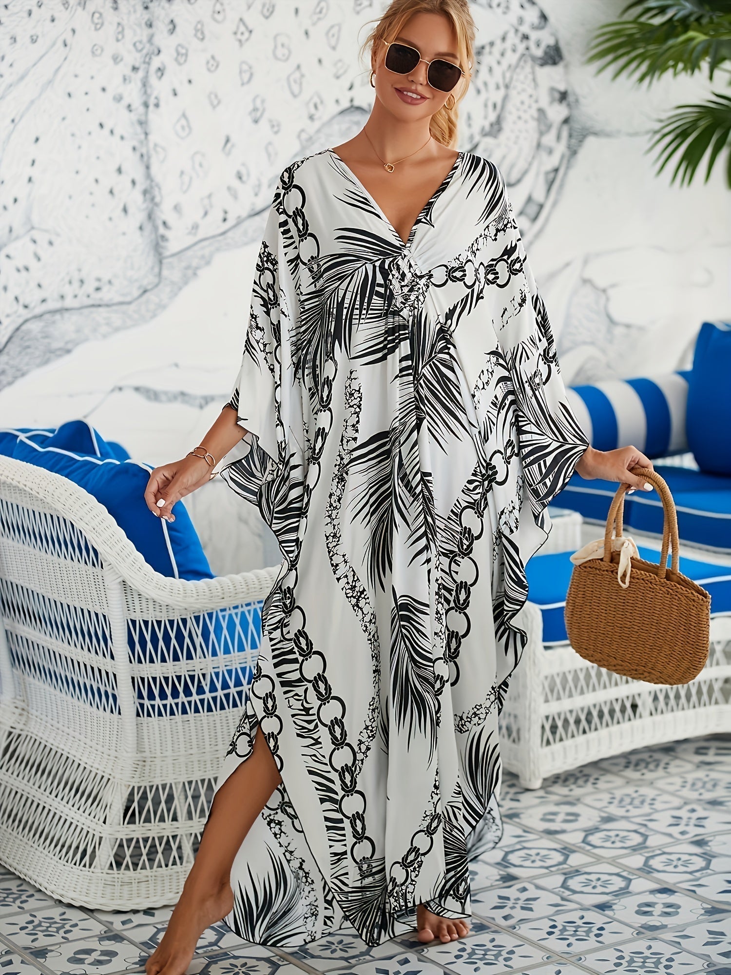 Kaftans Casual Tropical Resort 2024- Original Priya™