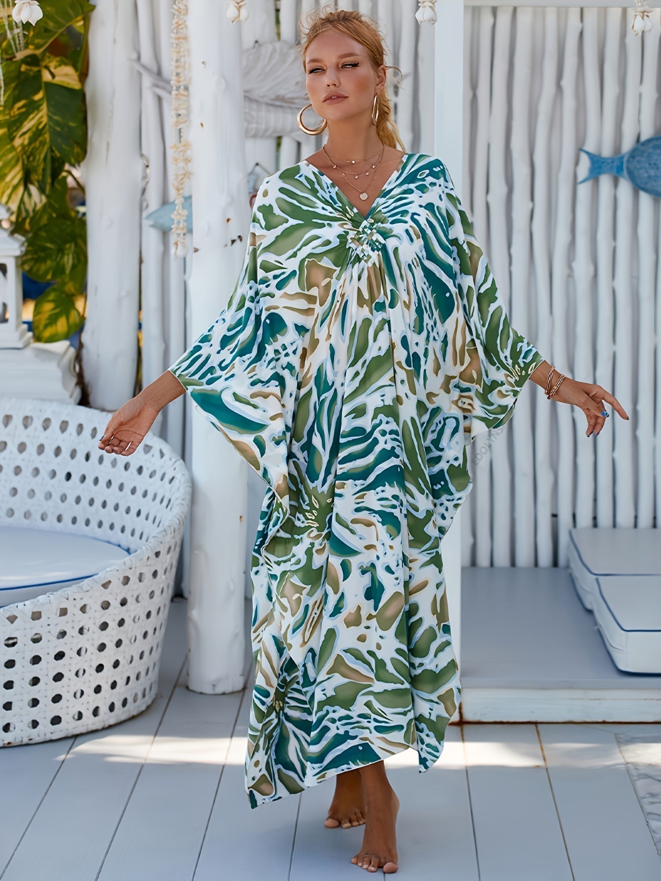 Kaftans Casual Tropical Resort 2024- Original Priya™