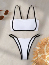 Biquíni Ombro Único Cintura Baixa e Detalhes Vazados