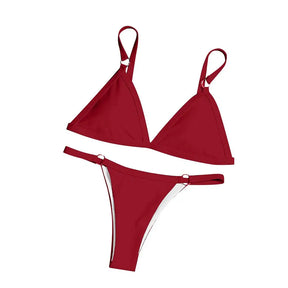 Biquíni Sexy com Alças Finas