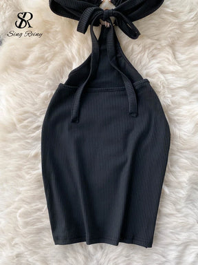 Vestido Curto decotado