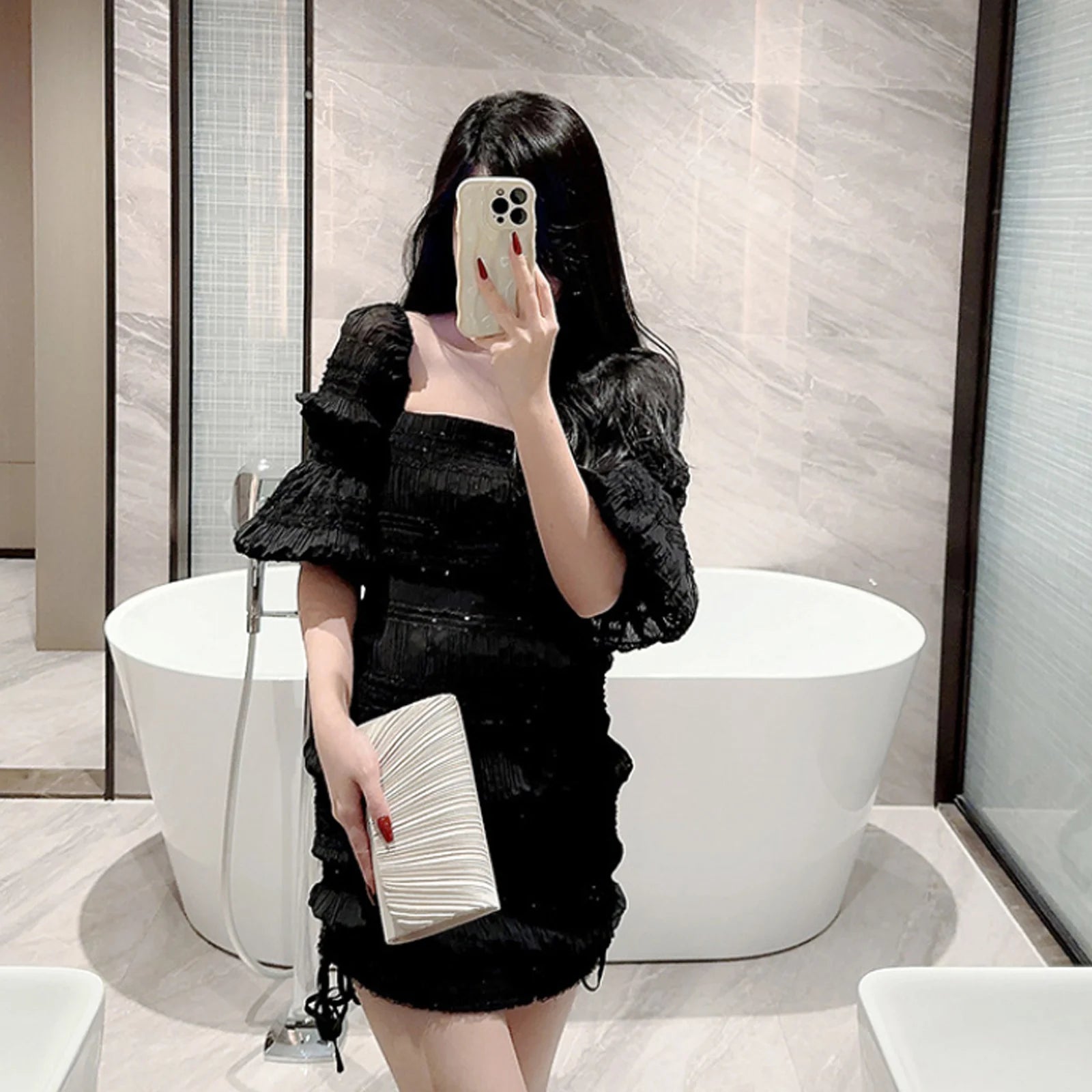 Bolsa Clutch Feminina Elegante – Luxo para Noite e Festa