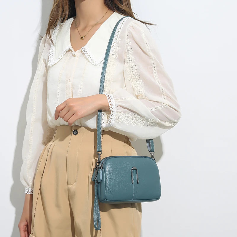 Bolsa de Couro Legitimo - Crossbody