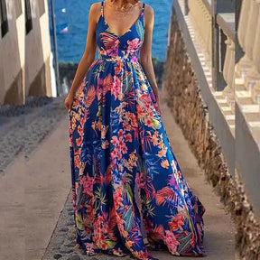 Vestido de verão florido