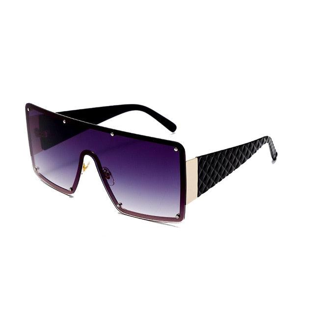 Óculos De Sol Quadrado Feminino Uv 400